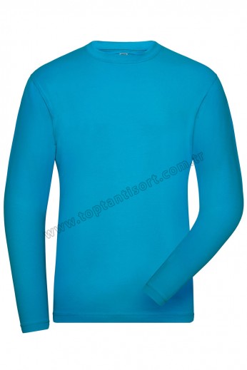 Sweatshirt Uzun Kollu Turkuaz