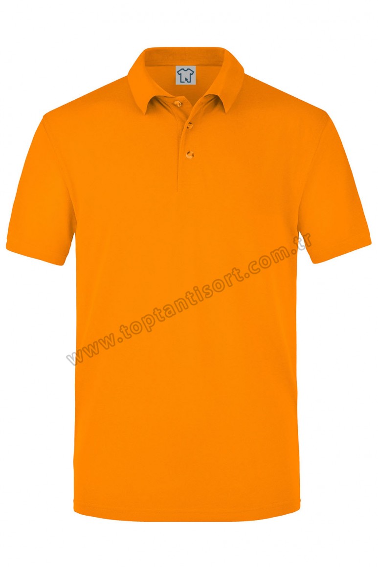 Sarı Promosyon Polo Yaka  Tişört