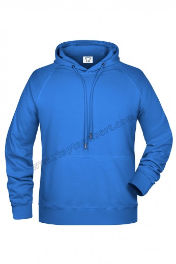 Sweatshirt Kapüşonlu Açık Mavi