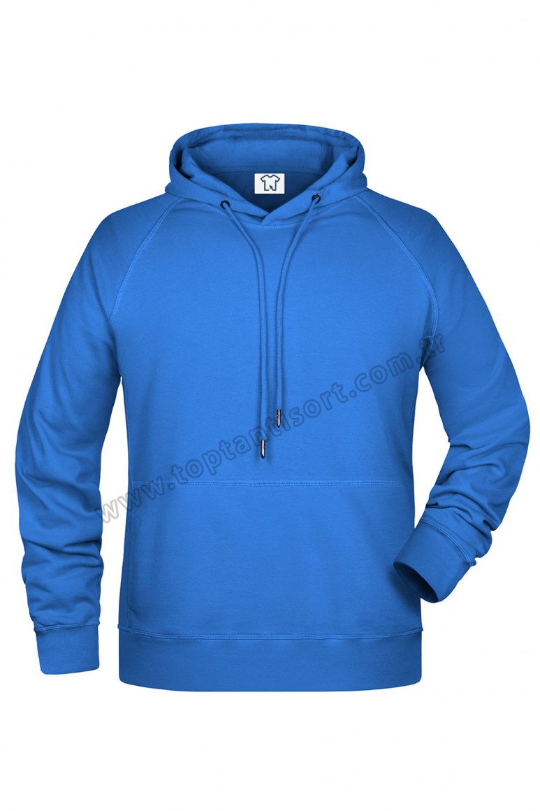 Sweatshirt Kapüşonlu Açık Mavi