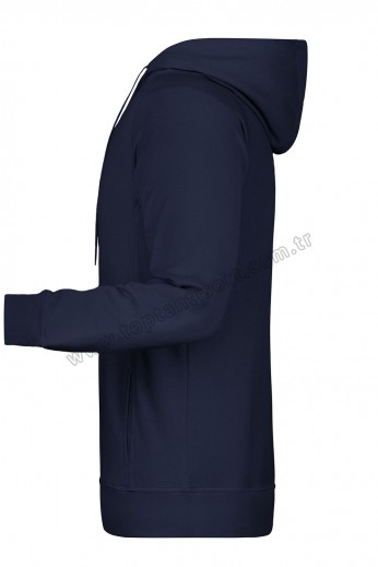 Lacivert Kapüşonlu Sweatshirt Toptan