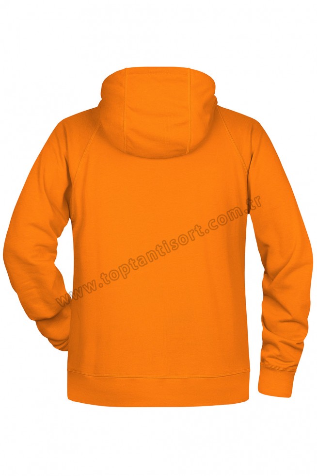 Kapüşonlu Sweatshirt Toptan Turuncu